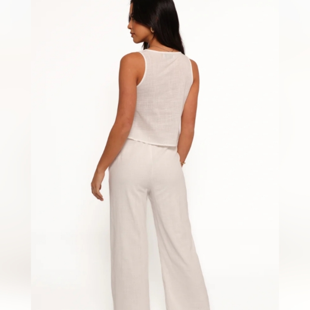 Petal And Pup White Rhaena Pant Set - Picture 2 of 4